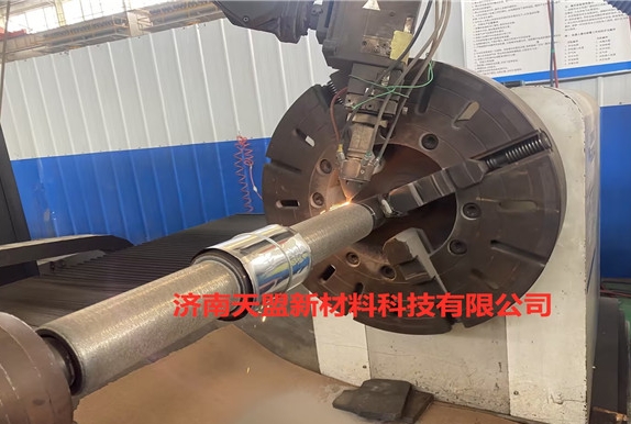 Высокоскоростная лазерная наплавка, модификация поверхности, валик для нанесения керамического покрытия 